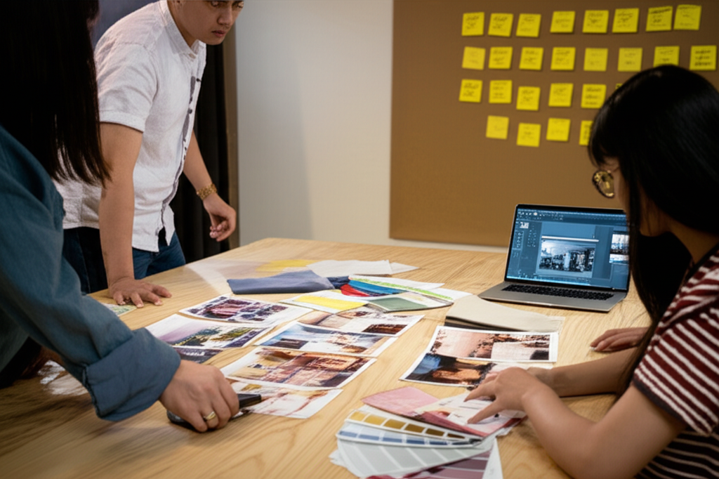 콘셉트 기획 및 무드보드 작업